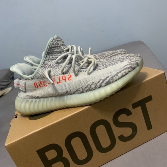 Yeezy 350 “Blue Tint” sz 12 - Picture 2 of 5
